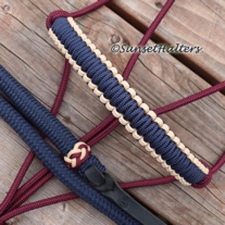 hope rope halter, halter cord, wrapped noseband, rope halter, yacht braid, lead rope